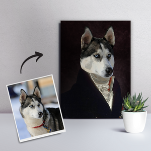 Custom Pet Dog Canvas - The Noble