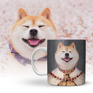 Personalized Dog Portrait Mug - Queen