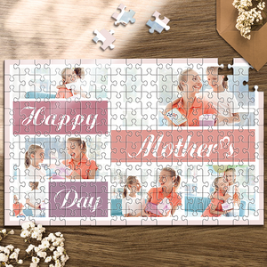 Mother's Day Gift Custom Multi-Photo Jigsaw Puzzle Gifts 35-1000 pieces