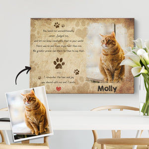Custom Picture Frame Cat Memorial Gifts