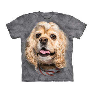 3D Graphic Dog Face T-Shirt Unisex - American Cocker Spaniel