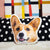 Custom Pet Photo Face Pillow -Funny Dog