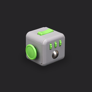 Fidget Cube Stress Anxiety Pressure Relieving Fidget Pack Anti Stress Fidget-Gray Green Fidget Cube Toys