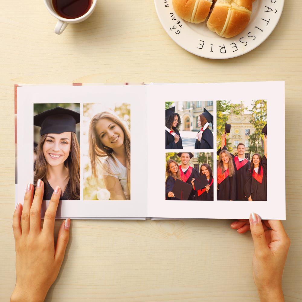 Custom Photo Book for Graduation Online Square Book Personalized Gifts