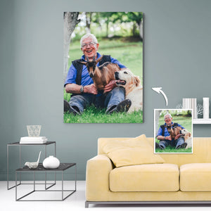 Personalized Photo Canvas - Wall Decor Painting For Your Pets