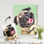 Custom Pet Portrait Dog Canvas Print Personalized Dog Wall Art Painting-DIY Frame Gift