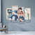 Custom Wall Decor Painting Photo Canvas - For Couple (3 Sizes & 4 Pieces )  No Frame