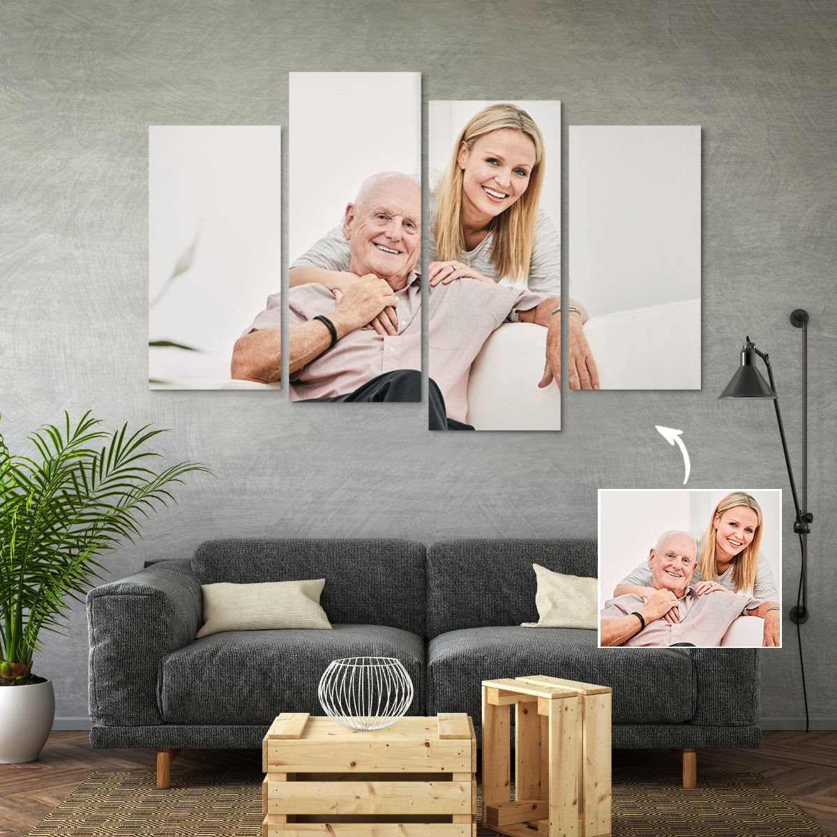 For Father's Day Custom Photo Canvas (3 Sizes)