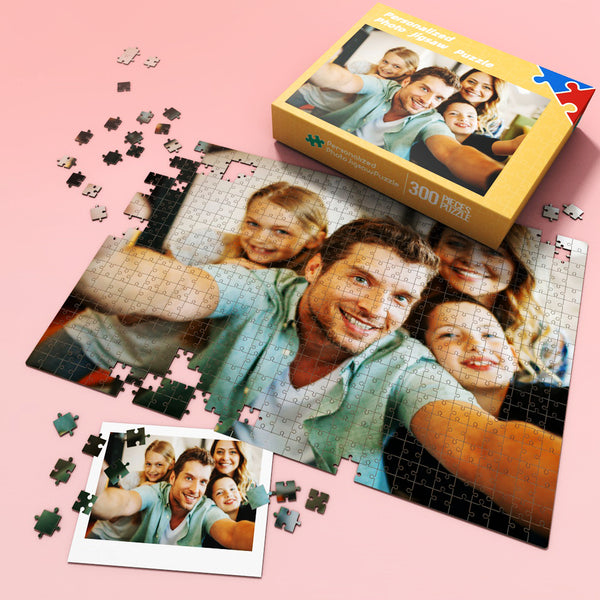 Father's Day Puzzle Personalized Photo Puzzle - Daddy You Are My Favourite Superhero