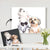 Hamster Portraits Canvas Custom Pet portraits Canvas-Custom Canvas Print-DIY frame Gift