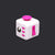 Fidget Cube Stress Anxiety Pressure Relieving Fidget Pack Anti Stress Fidget-White Rose Red Fidget Cube Toys
