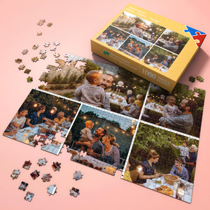 Custom Photo Jigsaw Puzzle for Pet Lovers with 5 photos