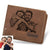 Father's Day Gift Personalized Men's Wallet  Wiht Custom Photo & Text Wallet