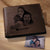 Father's Day Gift-Custom Photo Wallet Personalized Brown Trifold Leather Photo Wallet