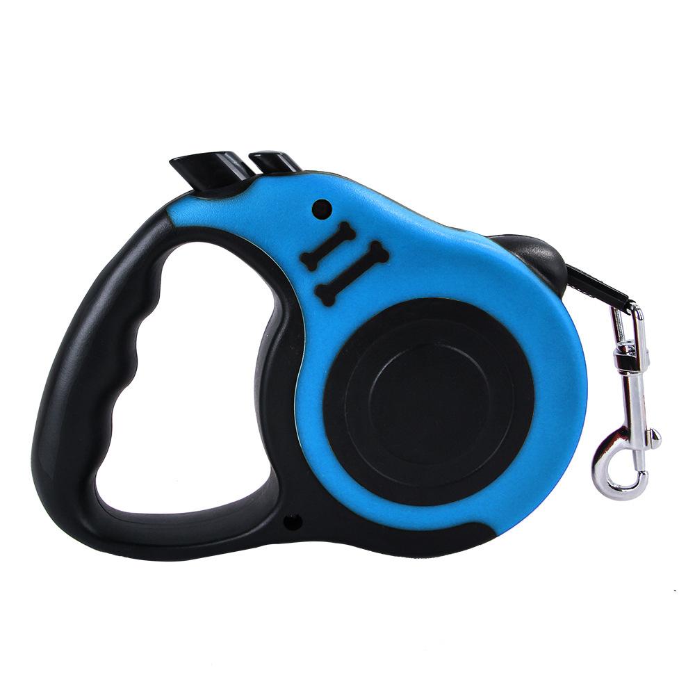 High Quality Durable Automatic Retractable Pet Leash for Large/Small Dog & Cat Blue