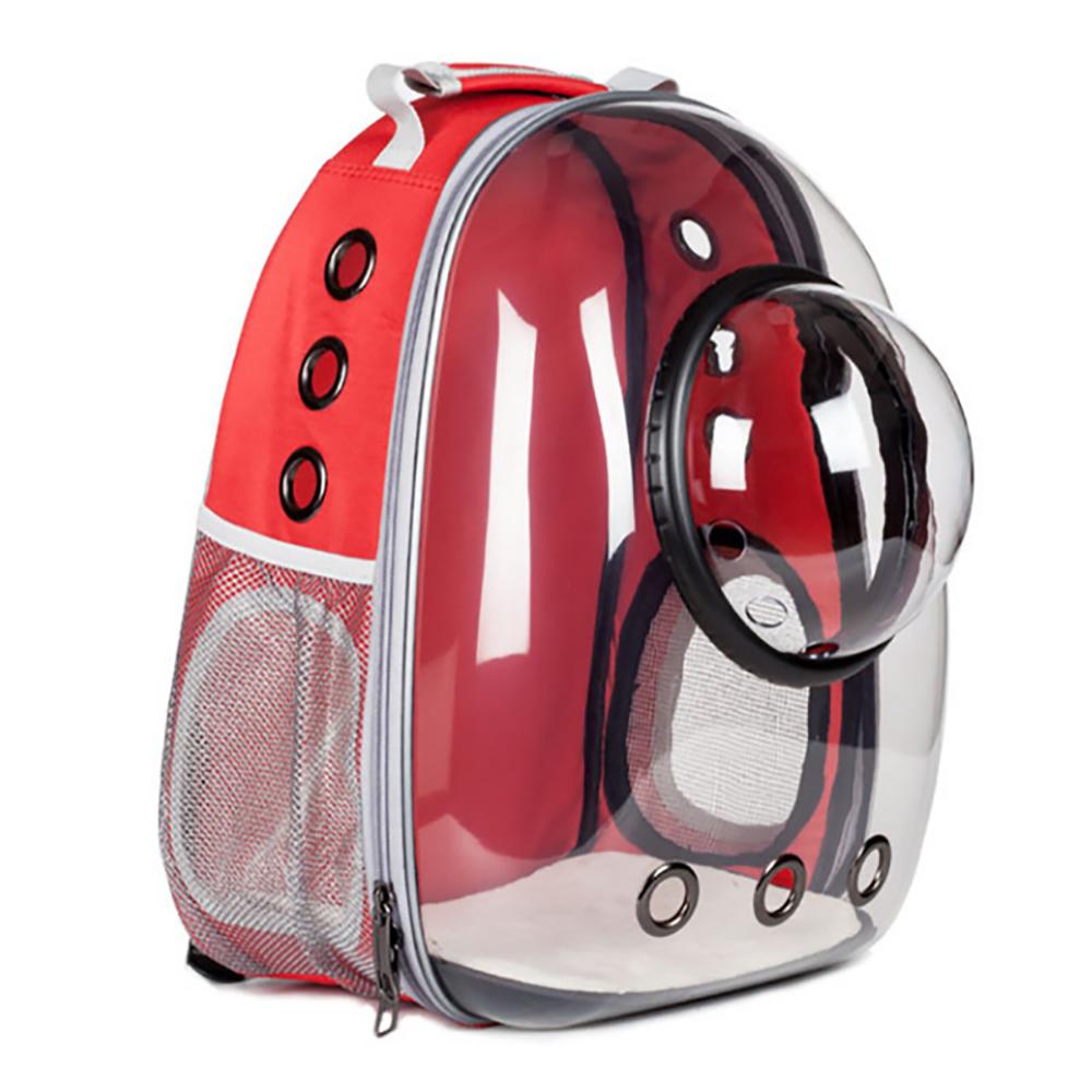 Pet Carrier Backpack Pet Bag Red