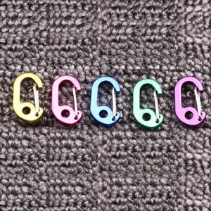 Dog Tag Clip Mini Spring Buckle Five Colors