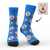 Custom Face Socks Super Dog