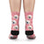 Custom Rainbow Socks Dog - Red