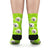 Custom Rainbow Socks Dog  - Green