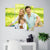 Canvas Print With Family Outing 2 x 15.7IN x 31.5IN+2 x 15.75IN x 39.35IN