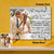 Custom Couple Photo Wall Decor Painting Canvas With Text Horizontal Version Anniversary To Best Lover