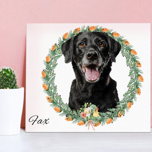 Hardy Gallery Pet Canvas Painting Puppy Artwork Home Decor