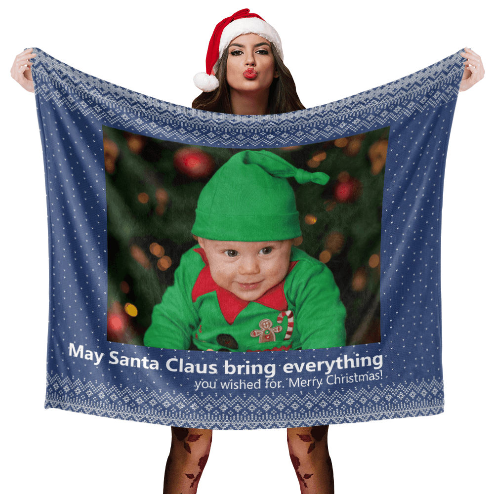 Christmas Blanket Gift Custom Blankets Personalized Photo Blankets Custom Collage Blankets