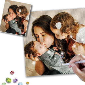 Custom Photo 5D DIY Full Square/Round Drill Diamond Painting Mother's Day Best Gifts for Her