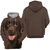Men's Pullover Hoodie Dog Patterned 3D Graphic Dog Hoodies Long Sleeve Chocolate