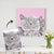 Pet Portraits Art Custom Canvas Prints-Pink Cat