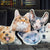 Custom Pet Photo Face Pillow 3D Portrait Pillow - Cat